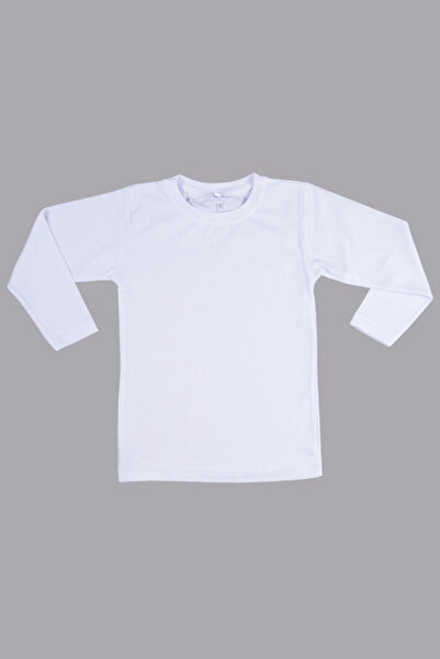 NOBLEKIDS Children's Long Sleeve Basic Body White