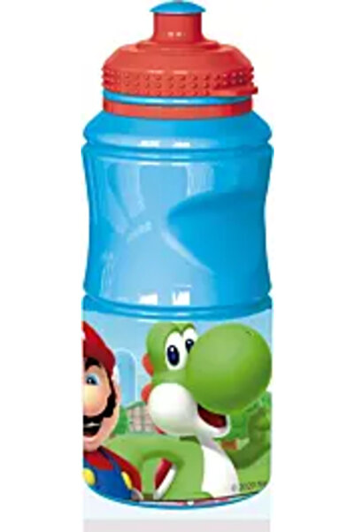 Super mario Бутилка за вода, 380 мл, Многоцветна