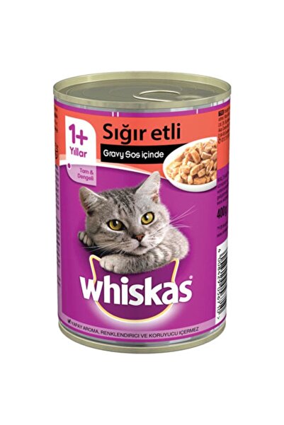Whiskas Biftekli Konserve Yetişkin Kedi Maması