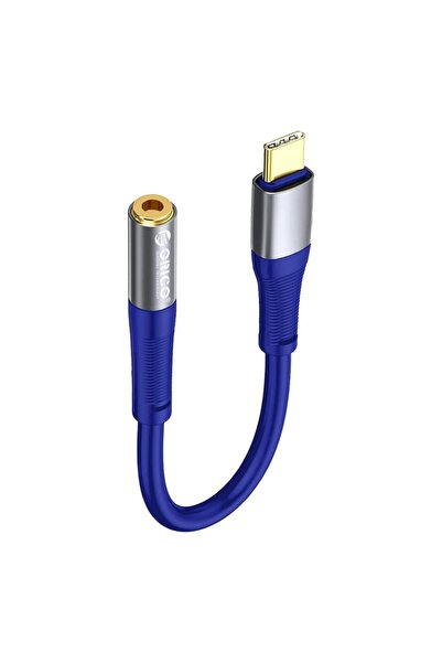 Orico Cablu adaptor audio AXC-02 USB-C tată la 3.5mm mamă, 20cm, Albastru