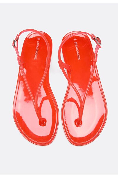 Butik Allbucks Stradi*Various Flat Rubber Flip Flop Sandals Abstr00045