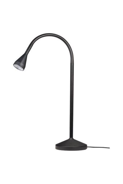 IKEA Led'li Çalışma Lambası, Siyah Renk Meridyendukkan 1.9 W Çalışma Masa Lam...