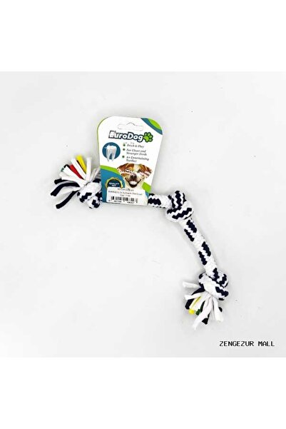 Eurodog Zengezur Dental Floss Three Knots Mi White Line (181224) 15 cm