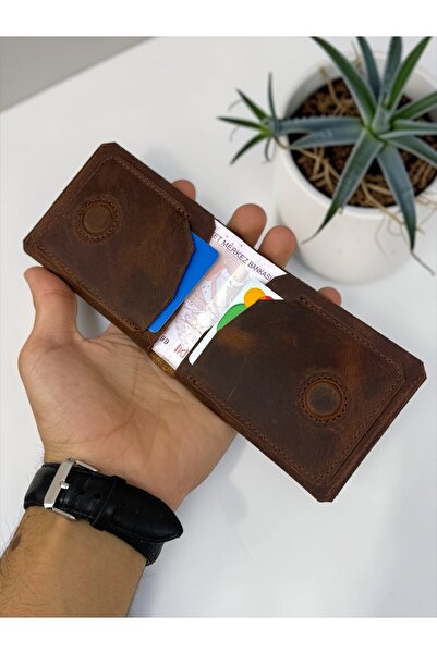 BeeBlack %100 Hakiki Deri CLARK Model Erkek Cüzdan - Mıknatıslı Şık Minimalis...