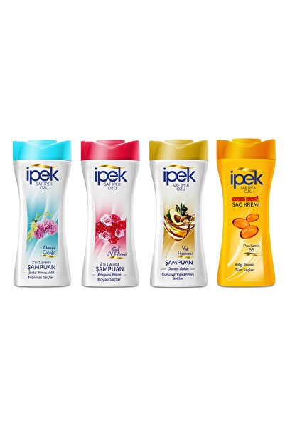 İpek Shampoo 480 ml 3-Pack Mixed + Conditioner 480 ml