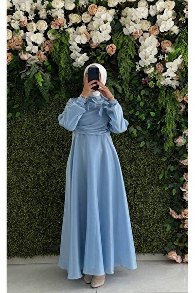 Moda Fatma ipek organza Elbise