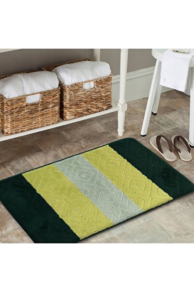 NO BRAND Covor de baie 03N verde Set 50cmx80cm 40cmx50cm