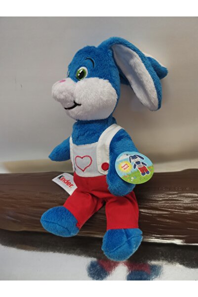 NO BRAND KINDER iepuraș albastru în pantaloni scurți cu mascotă inimă nou
