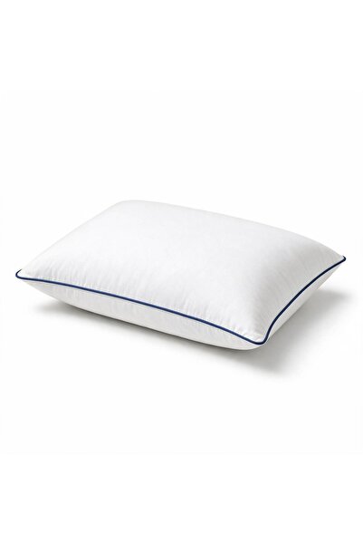 Binna Soft Eco Biyeli Yastık 50x70 cm 600 gr Boncuk Silikon Elyaf Dolgulu - İndigo