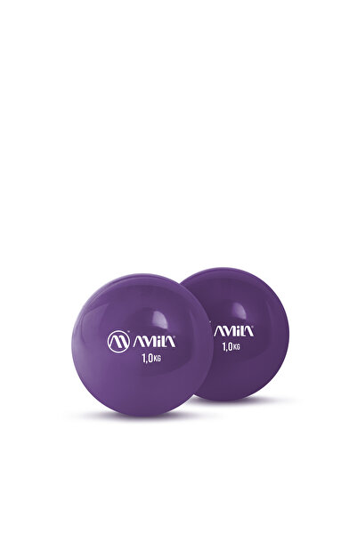 Amila Μπάλα Ενδυνάμωσης Palm Ball 1,0 Kg - Μωβ