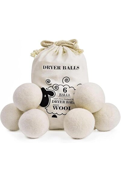 Generic Brand Wool Dryer Balls - Natural Fabric Softener, Reusable, Reduces C...
