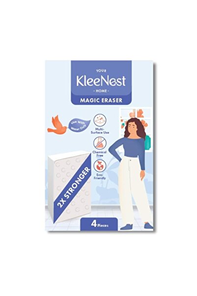 Generic Brand Kleenest Magic Eraser Cleaning Sponge | Pack of 4 | Chemical-Fr...