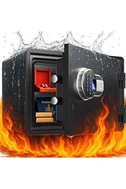 wendlon Fireproof and waterproof biometric safe,weighs 33 KG. Fire proof box ...