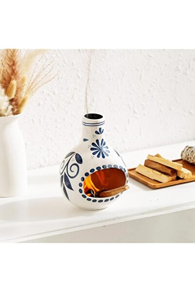 Generic Brand Ceramic Incense Cones Burner, Palo Santo & Sage Holder with Dee...