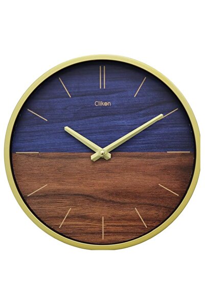 Generic Brand Clikon 12-Inch Silent Wall Clock with Plastic Frame – Glass Len...