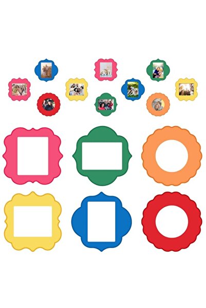Generic Brand Kingdder 6 Pcs Magnetic Picture Frame, 4 x 5 Inch Colorful Reus...