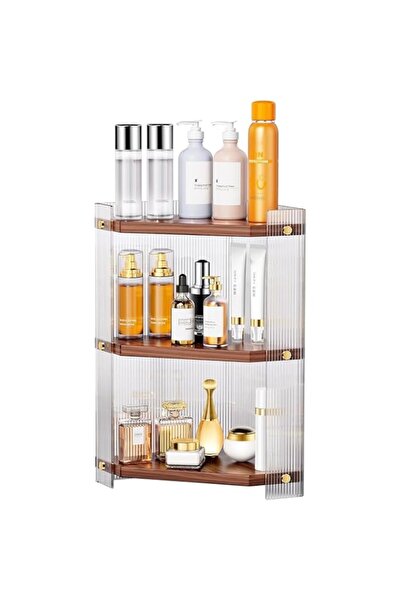 Generic 2-Tier Bathroom Corner Counter Organizer Shelf,Kitchen Countertop Org...