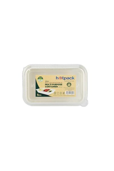 Generic Hotpack Disposable Food Storage Bio-Degradable Multi Purpose Food Whi...