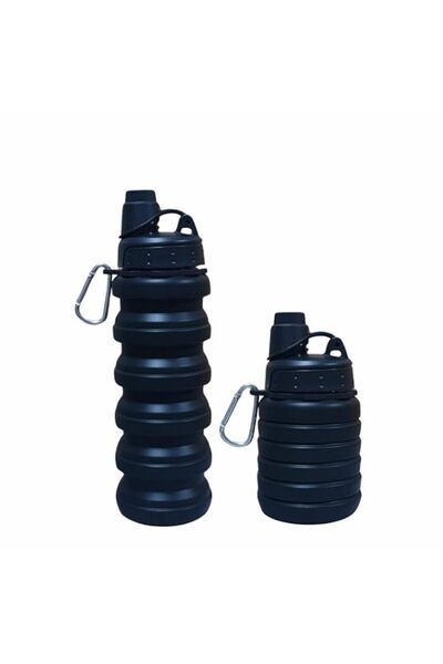 Generic ARTC Silicone Collapsible Water Bottles, 500ml Portable Foldable Expa...