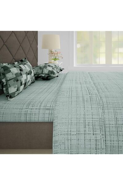 Generic Story@Home 144 TC Cotton Double Size bedsheets with 2 Pillow Covers,D...