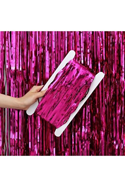 Generic Brand Celebrationz Shiny Foil Curtain, 1m wide, 2m tall Blue/white/or...
