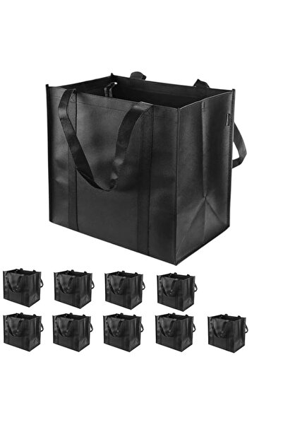 Generic NP 10 Pack Reusable Grocery Bags,Large Capacity Heavy Duty Shopping B...