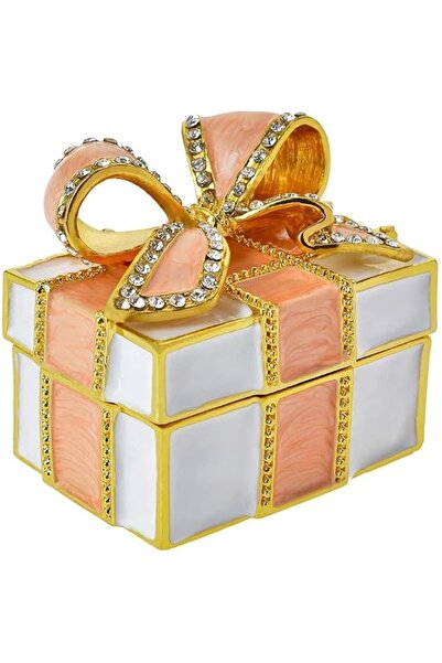 Generic Brand X spring Mini Trinket Box, Elegant Zinc Alloy Decorative Jewelr...