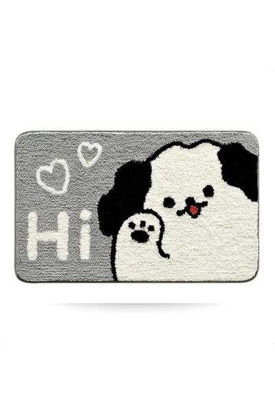 Generic Brand Tazweeq Cute Animal Rug, 40x60CM Cartoon Adorable Dog Floor Mat...