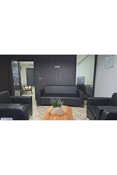 ERDEM KARDESLER OFİS MOBİLYALARI VİLİS OTURMA GRUBU 3+1+1