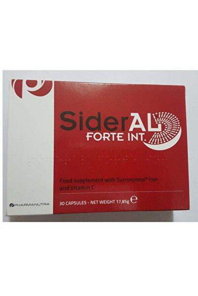 Sideral Forte INT. Food Supplement with Sucrosomial Iron and Vitamin C, 30 Ca...
