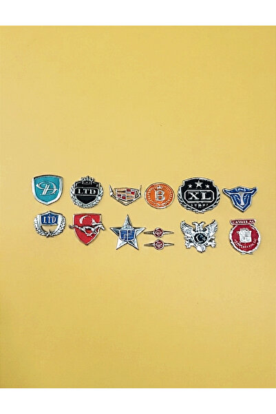 lina oto aksesuar 13 Metal Nuts with Emblem Tape Campaign