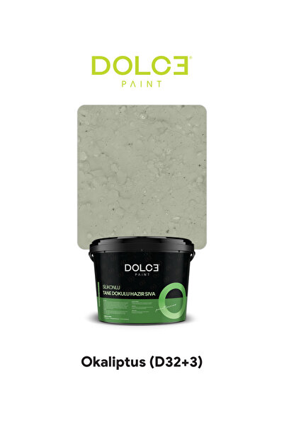 dolce boya Dolce Tane Dokulu Hazır Sıva — Silikonlu, Su İtici Dış Cephe Dekor...