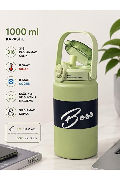 HTC AKSESUAR 1Lt Thermos Adult 316 Stainless Steel