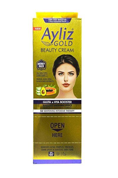Ayliz Gold 5D Whitening Intense Therapy Beauty Face Cream 30gm (Pack of 6)
