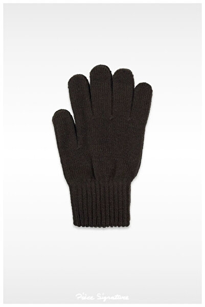 PIECE SIGNATURE New Autumn and Winter, Solid Color Windproof Acrylic Gloves f...