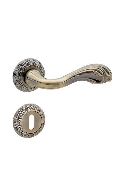 Bussare Mâner cu rozetă – Antigo A-38-20 - Bronz Antic - rozetă cheie BB