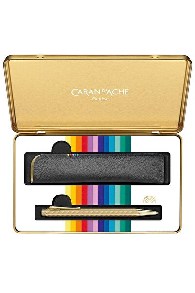 Caran d'Ache Ecridor Sunlight Limited Edition Ballpoint Pen and Case Set Cc08...