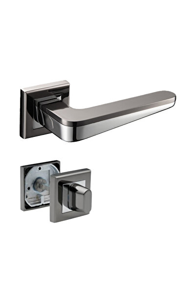 Bussare Mâner cu rozetă – Espada - Black Nickel - rozetă WC