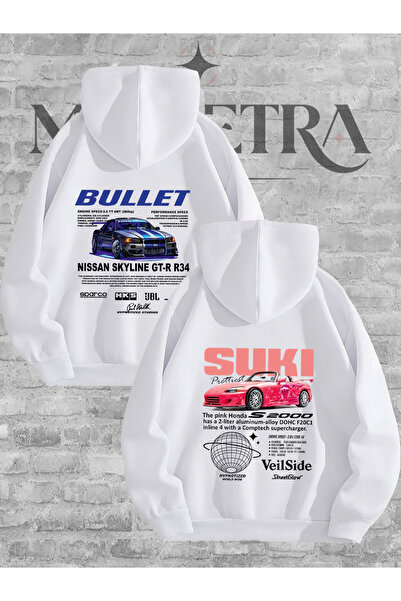 Modetra Women Men Unisex Bullet Suki Back Printed Lover Couple Combination Ho...