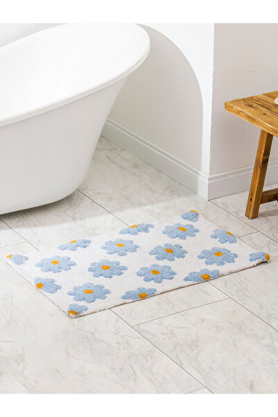 LC Waikiki Two Mt Shop Quality Floral Figured Bath Mat 50X80 cm