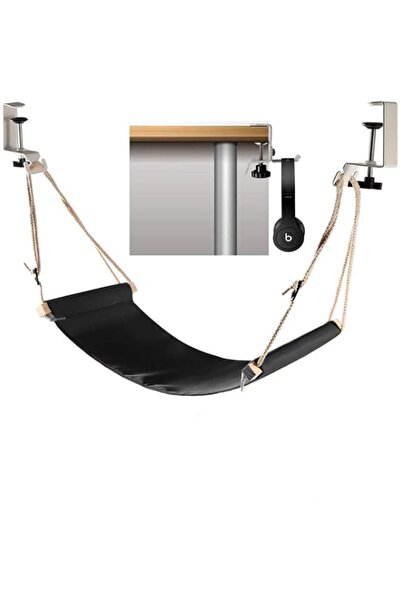 Generic Elecdon Foot Hammock Ergonomic Rest Portable Adjustable Desk Stand Fo...