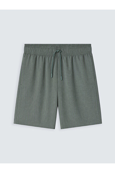 LC Waikiki Trendlucky Men's Knee Length Swim Shorts with Difference in Length