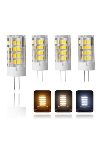 Generic 4 Pack G4 LED Bulb 3 Color Changing to Warm White | Natural White | D...