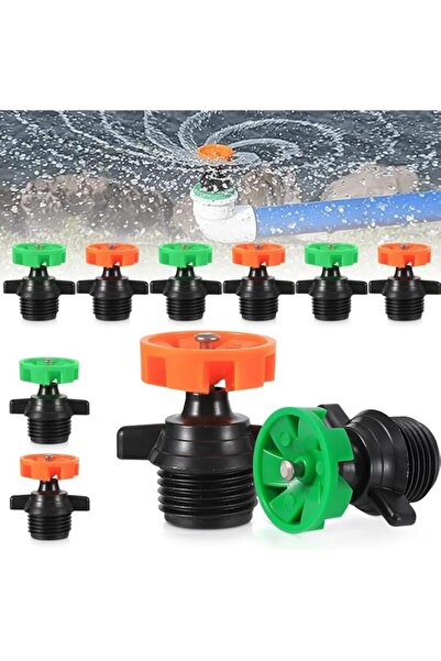 Generic Automatic Rotating Sprinkler, 1/2 Inch 360 Adjustable Spray, 10PCS Ea...
