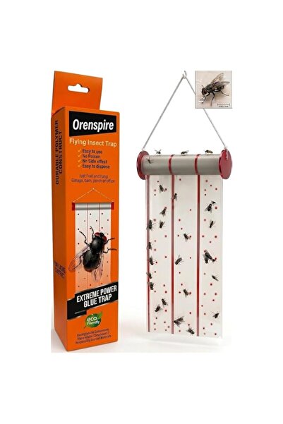 Generic Flying Insect Trap Sticky Roll – Non Toxic Fly Trap Hanging Glue Tape...