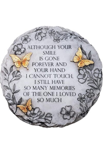 Generic Spoontiques - Garden Décor - Bronze Butterfly Stepping Stone - Decora...