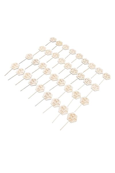 Generic 36pcs Watch Me Grow Succulent Tags, Engraved 3D Wooden Plant Labels f...