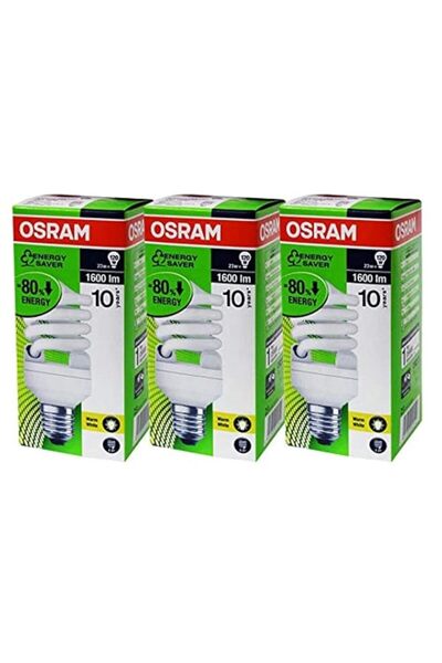 Generic Osram Fluorescent Bulb Set,3 Pieces, Yellow,23W,220V E27, OSR3-02542