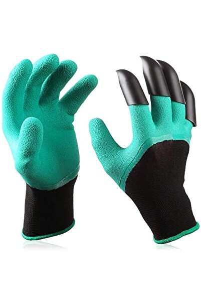 Generic 1 Pair Gardening Gloves with Fingertip Claws, Multipurpose Tool for D...