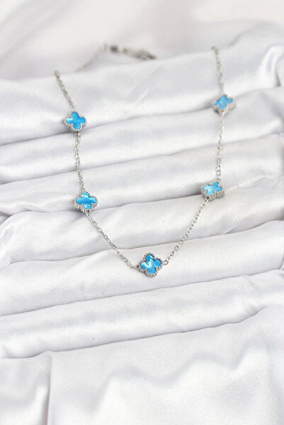 online kapsulavm avm alışveriş 316L Steel Chain Silver Color Ice Blue Baby Bo...